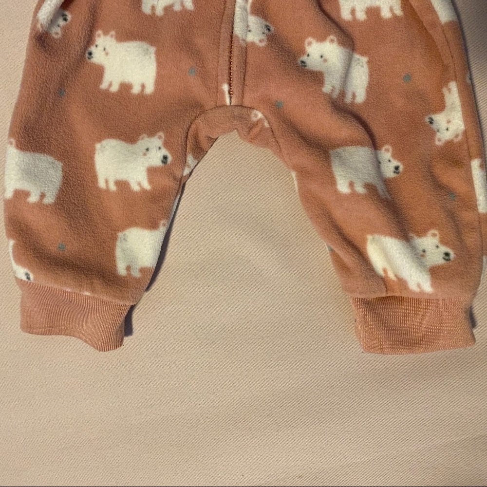 Carter's Polar Bear Ears Onesie, 3m - Picture 9 of 10